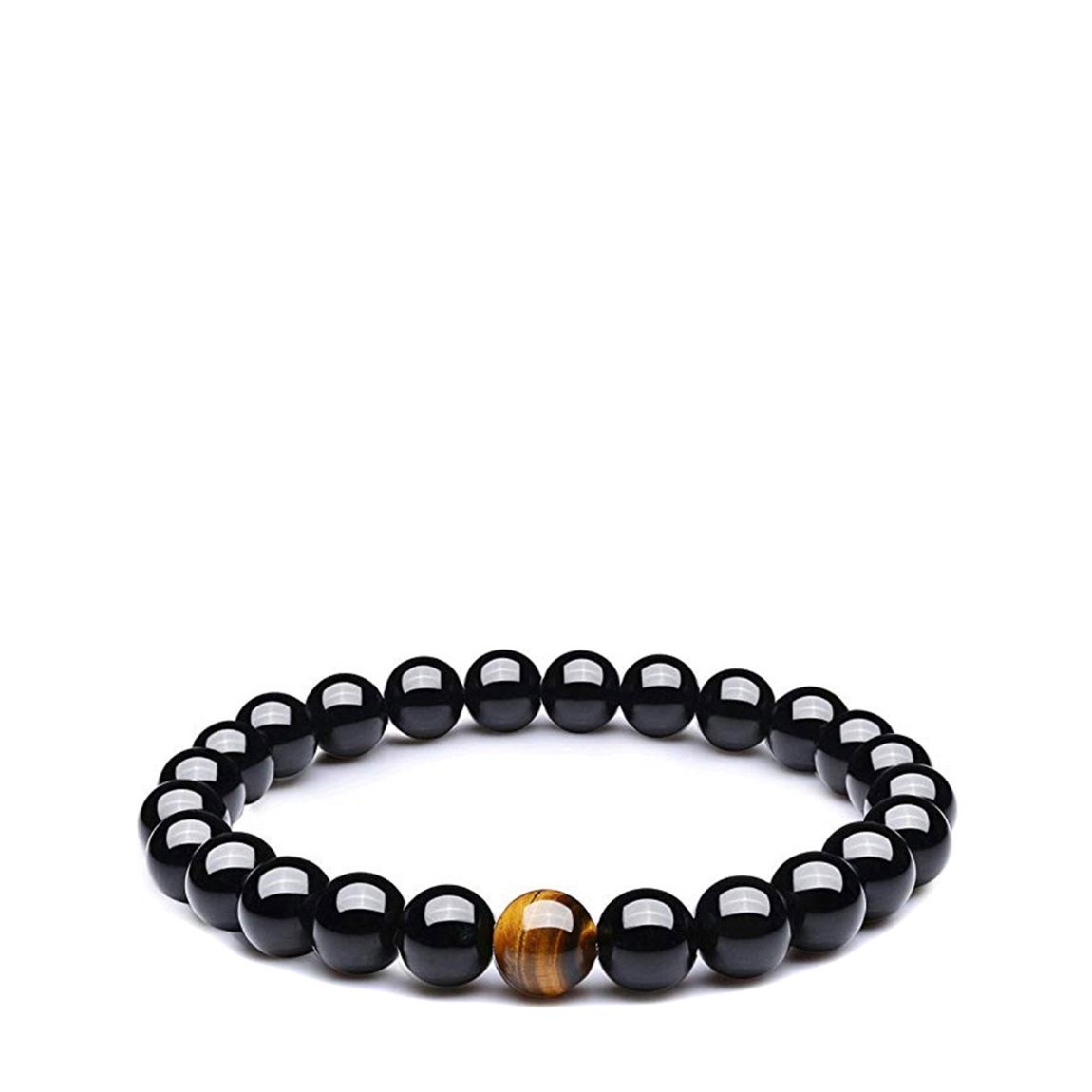 Men's Black Onyx and Tiger Eye Essential Bracelet main product photo
