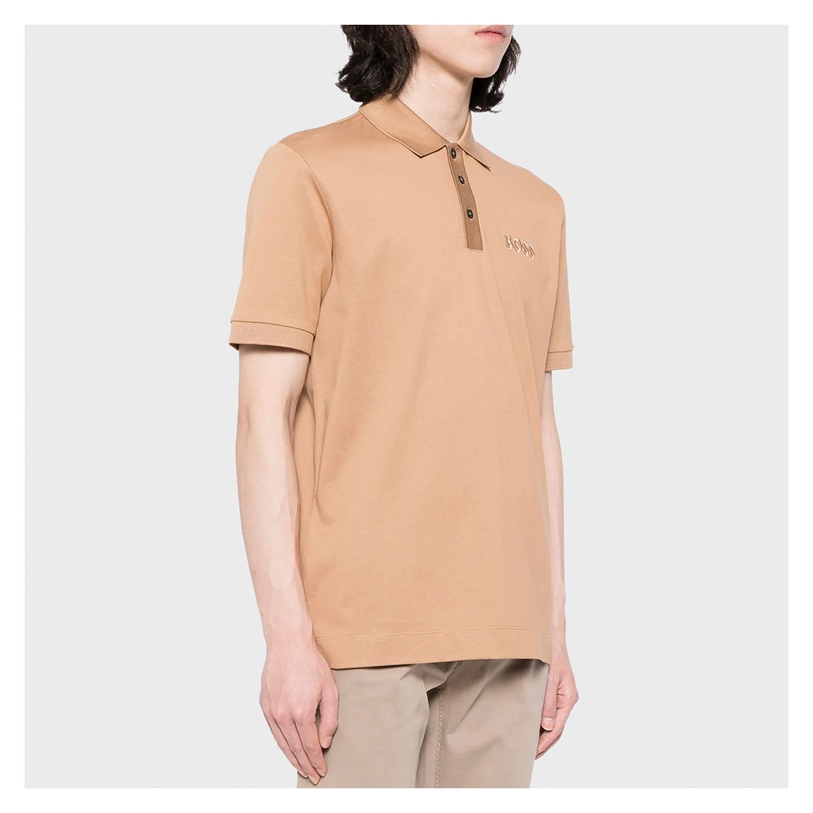 Camel Cotton Polo Shirt main product photo