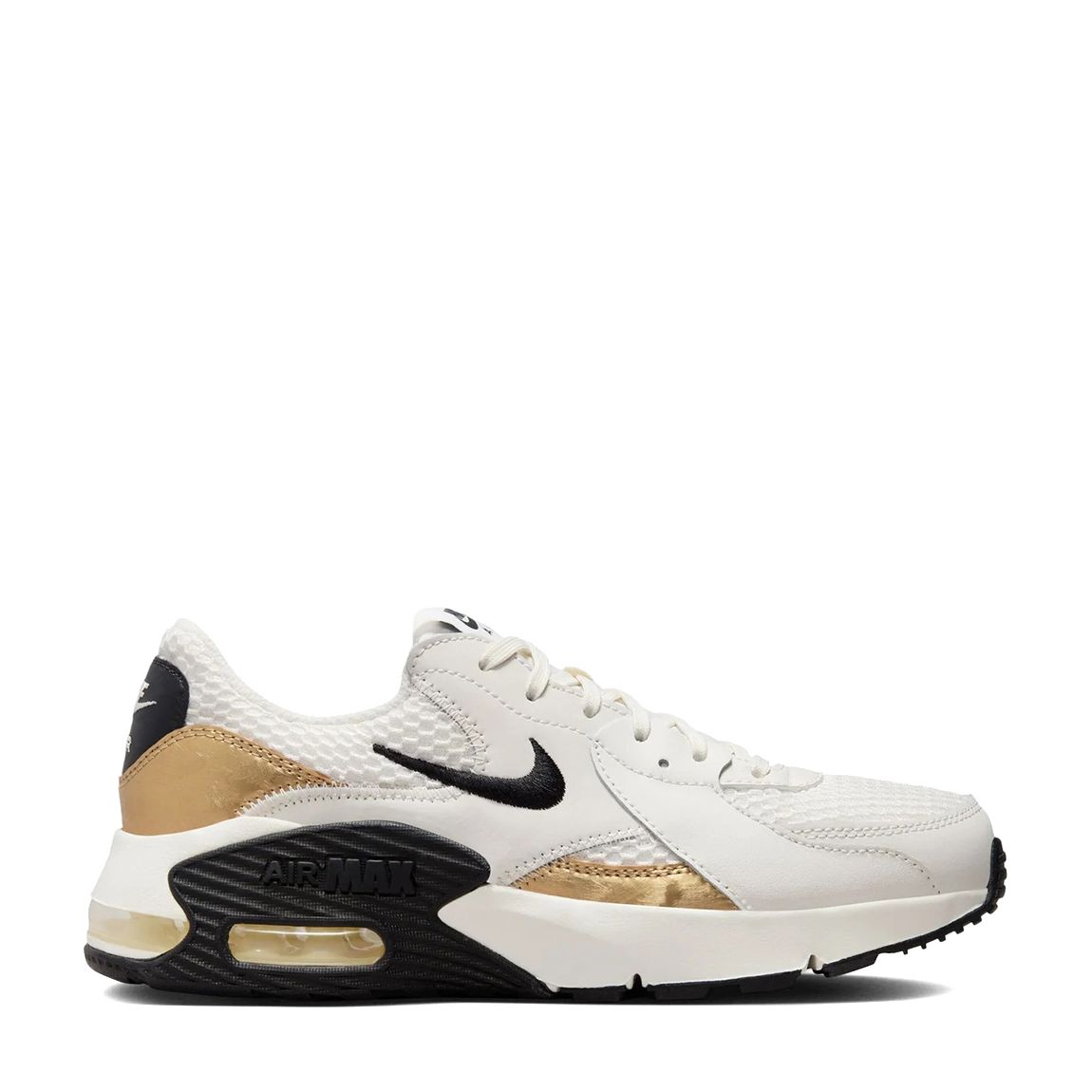 Women's White/Black/Gold Nike Air Max Excee Trainers main product photo