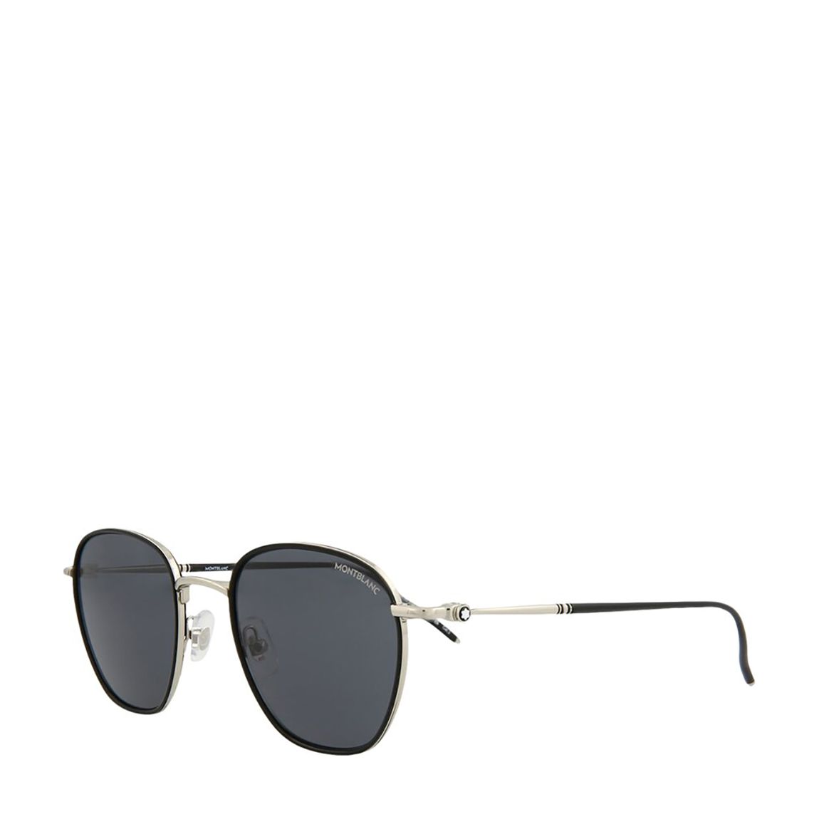 Men's Mont Blanc Silver Sunglasses 52mm main product photo
