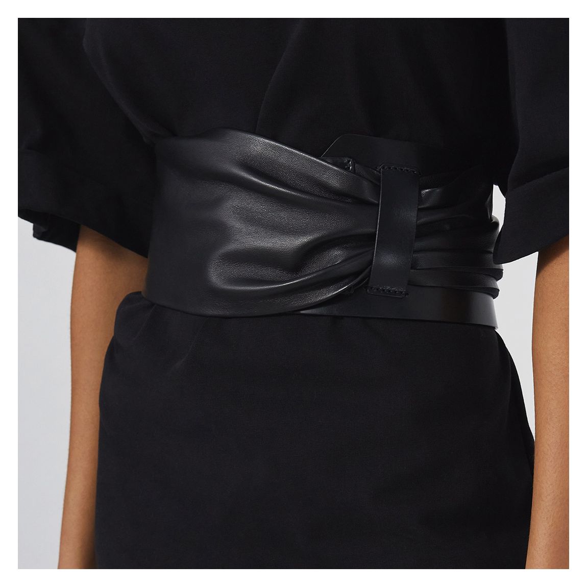 Black Tie Effect Belt main product photo