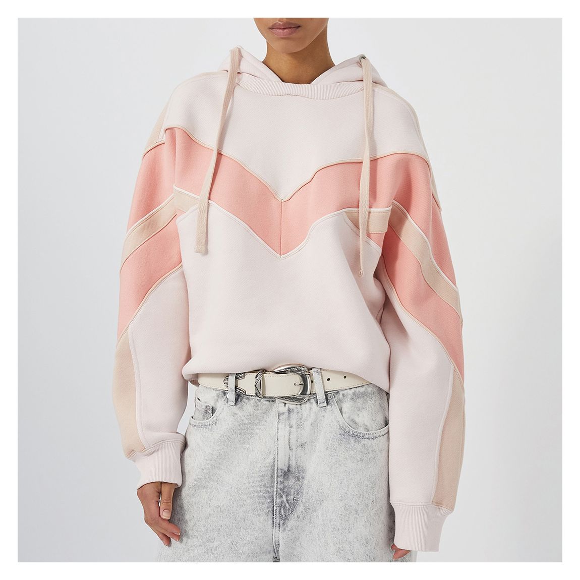 Pink Abstract Cotton Jumper main product photo