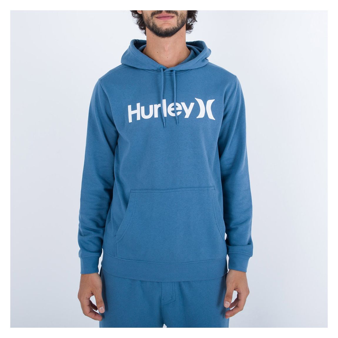 Blue Solid Summer Hoodie main product photo