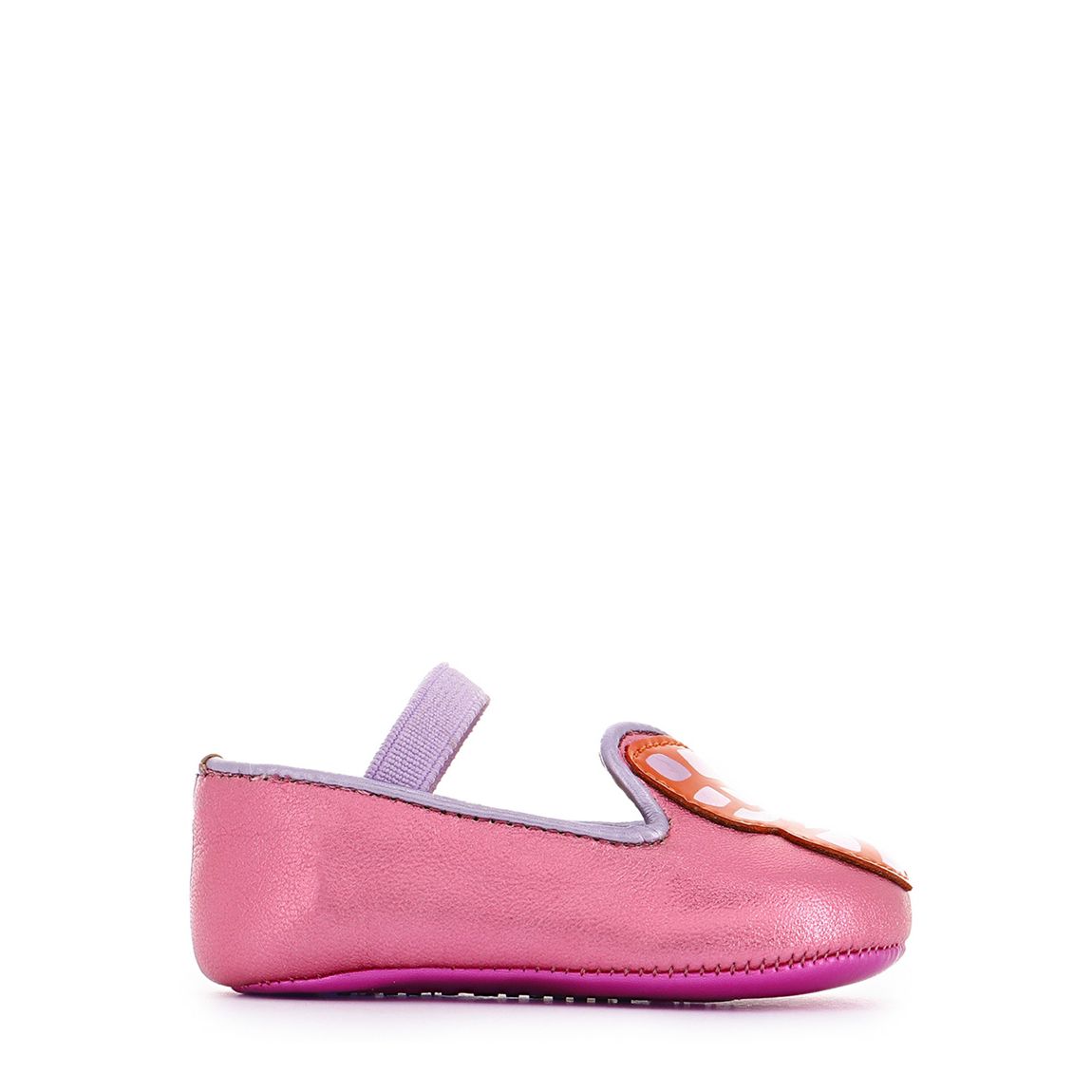 Baby Multi Metallic Butterfly Embroidery Flat main product photo