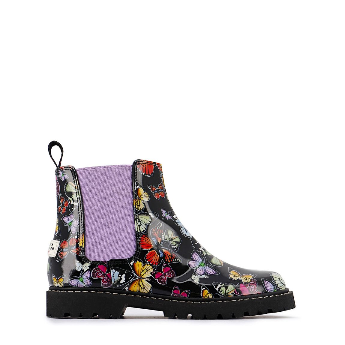 Junior Navy Butterfly Meadow Lara Chelsea Boot main product photo