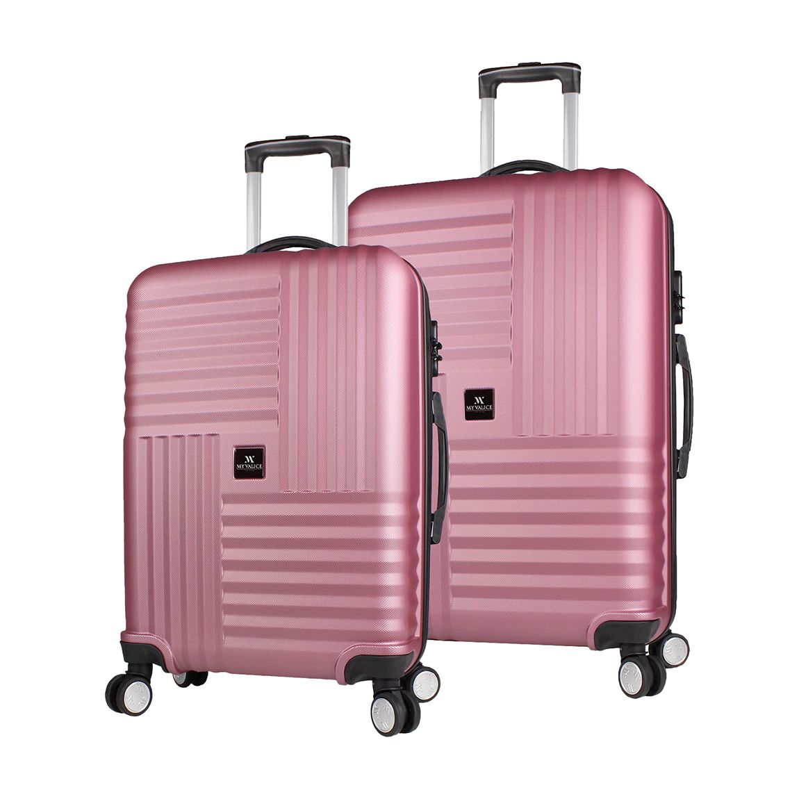 Rose Gold Set Of Two Suitcases main product photo