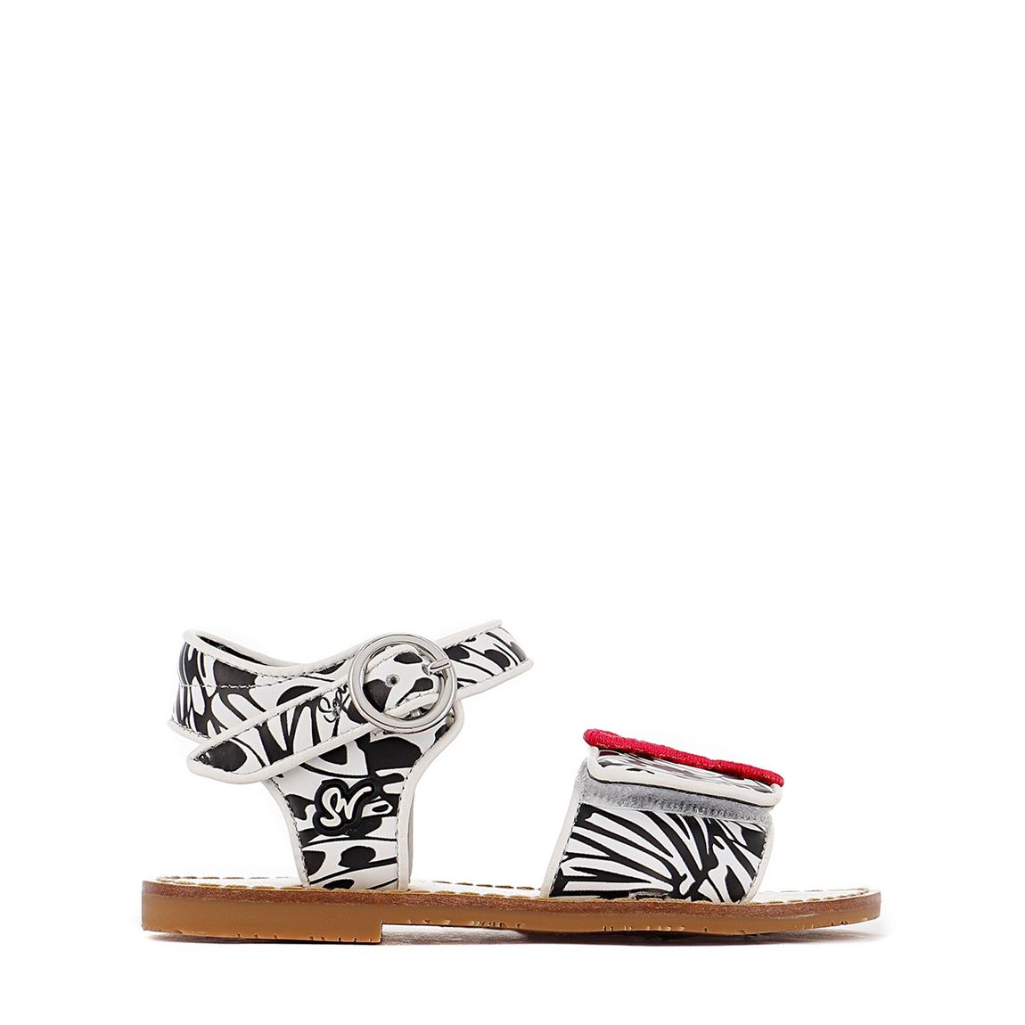 Junior Fuchsia Print Butterfly Sandal main product photo