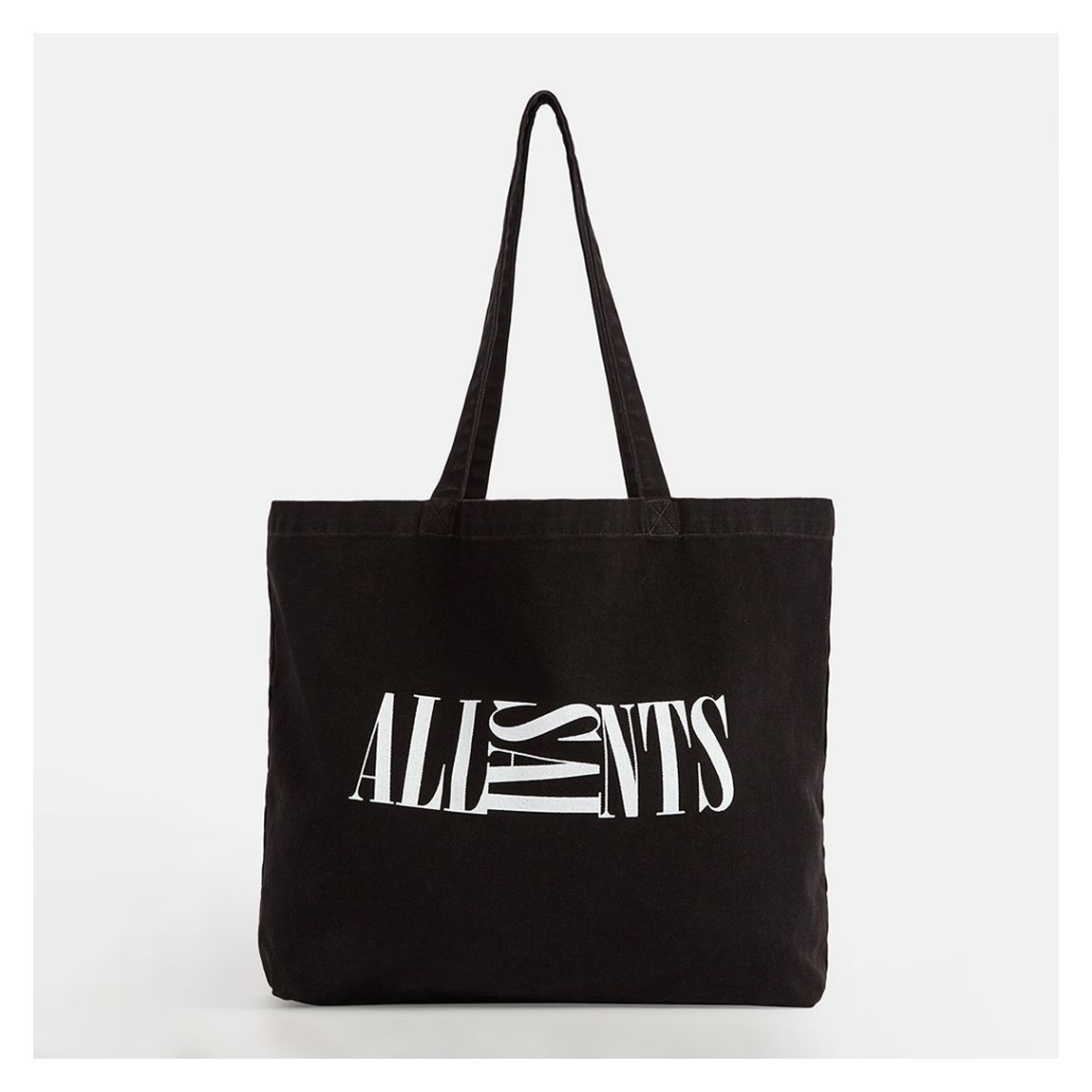 Black Oppose Cotton Tote Bag main product photo