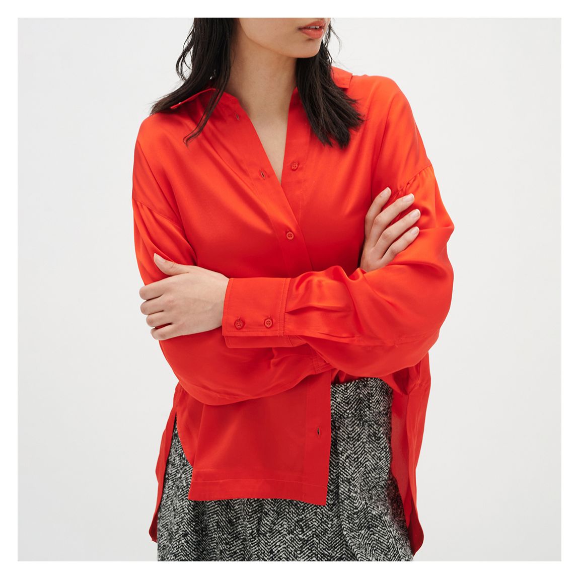 Red Beck Silk Shirt main product photo