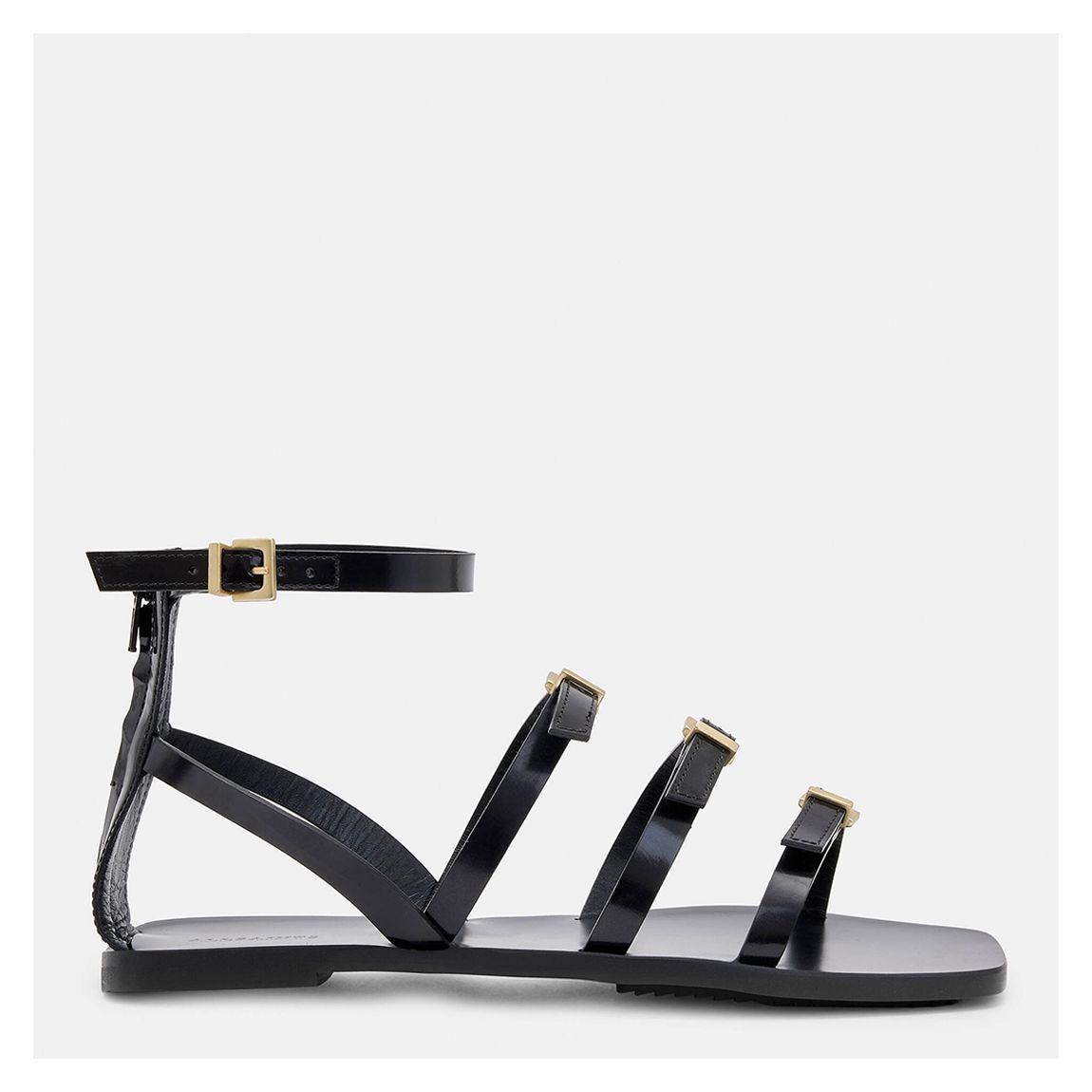 Black Lore Leather Sandals main product photo