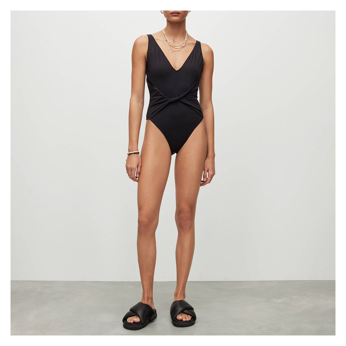 Black Georgia Swimming Costume main product photo