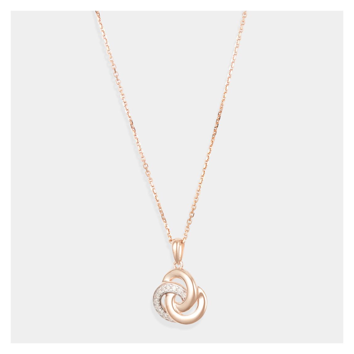 Gold Diamond Pendant Necklace main product photo