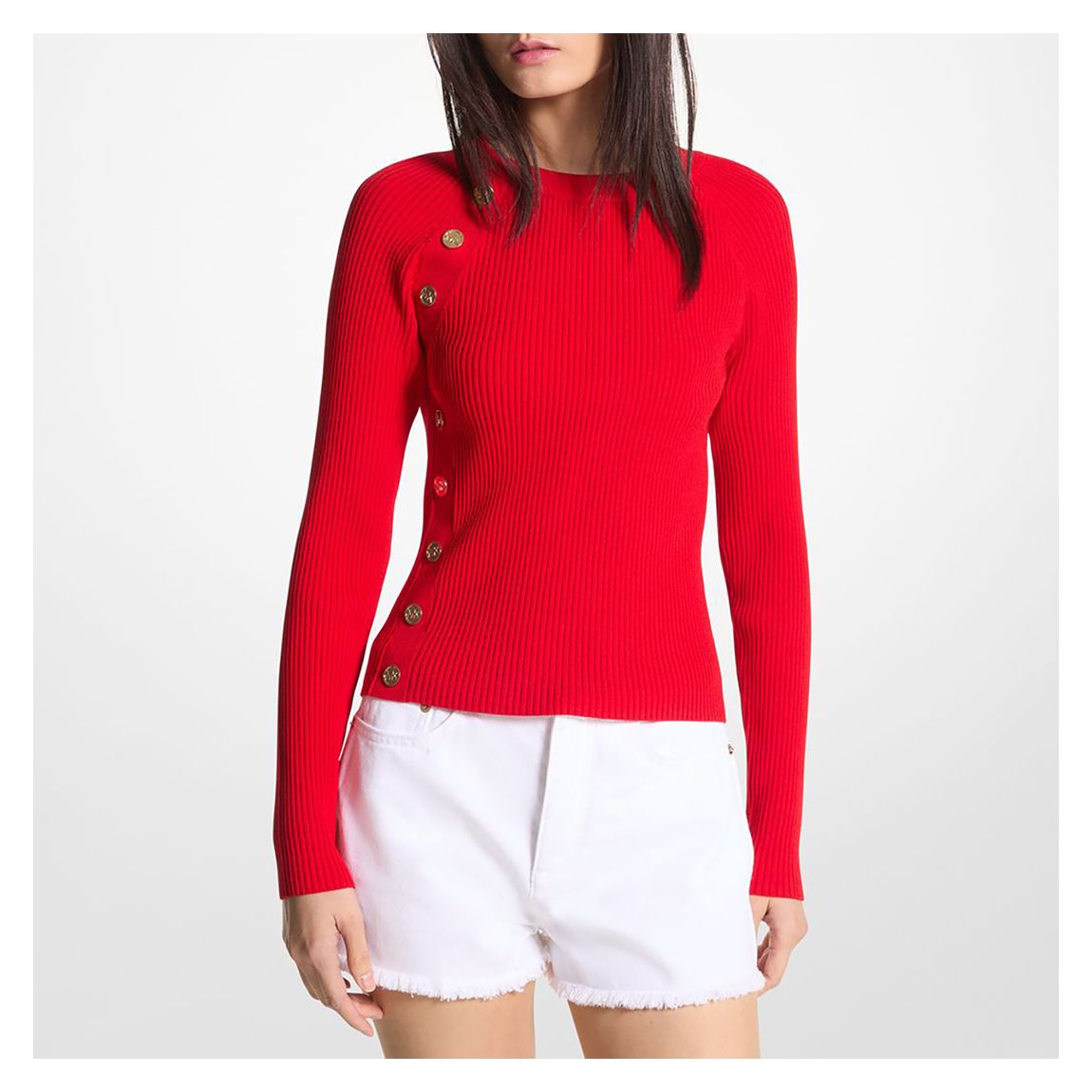 Red Fitted Sweater main product photo