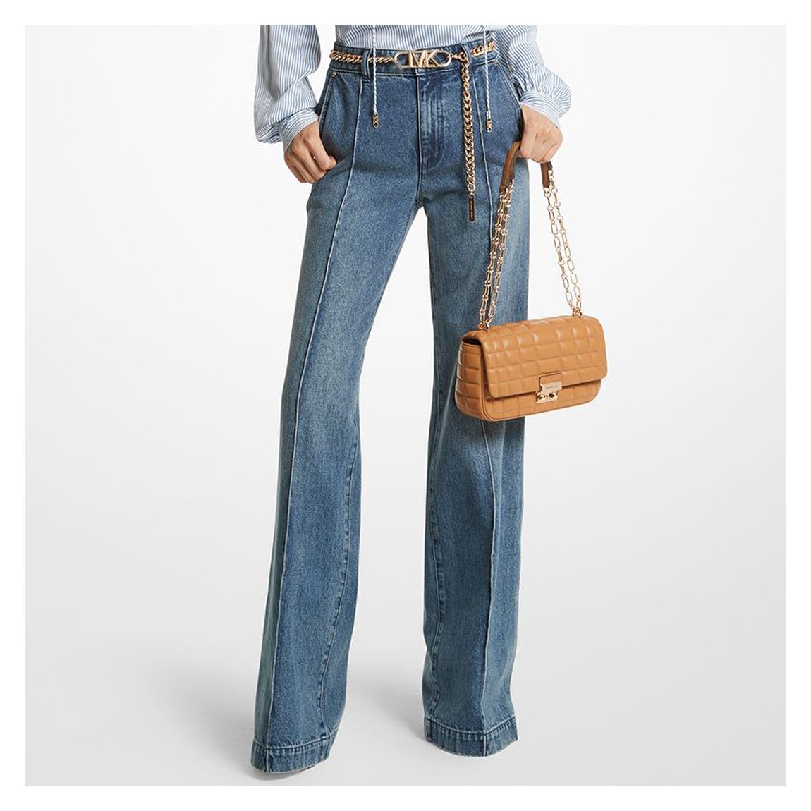 Blue Wide Leg jean main product photo