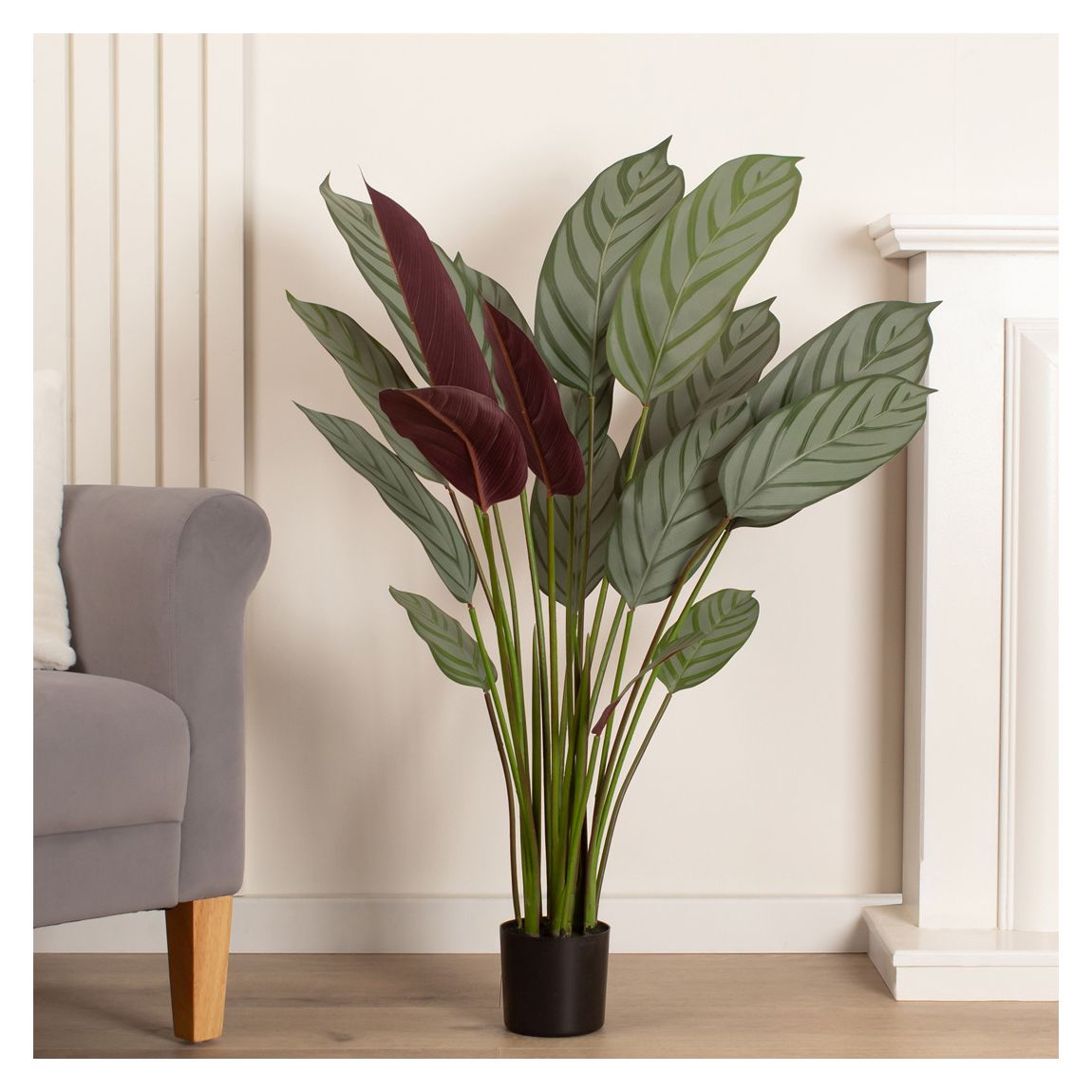 110cm Real Touch Prayer Plant main product photo