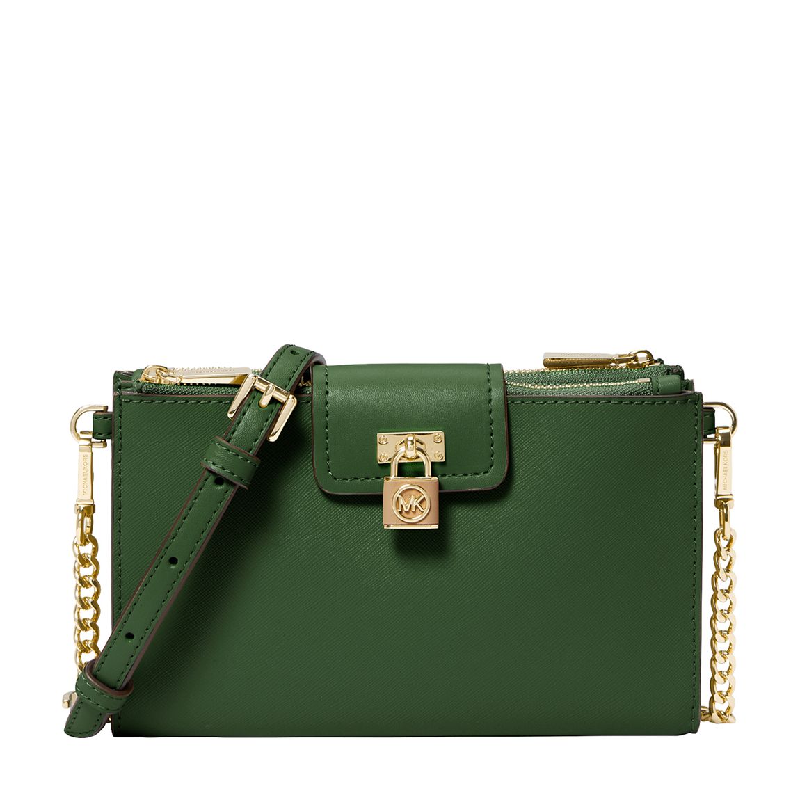 Amazon Green Ruby Small Double Zip Crossbody main product photo