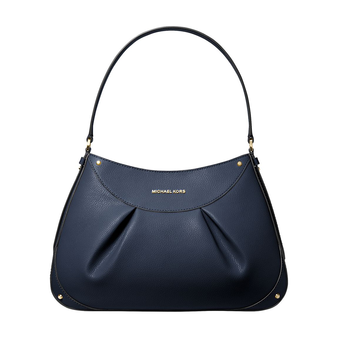 Navy Enzo Medium Shoulder Bag main product photo