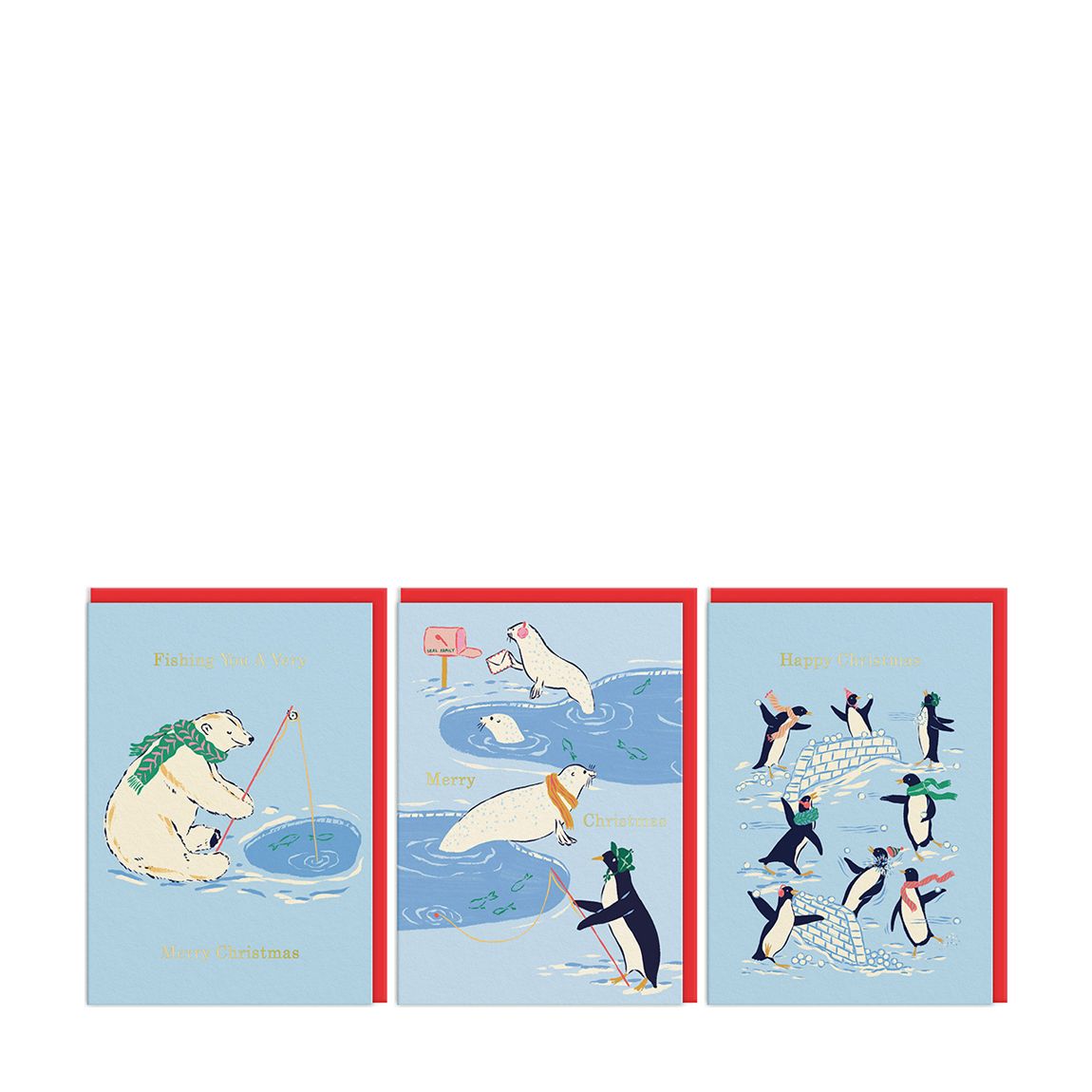 Pack of 18 North Pole Christmas Cards main product photo