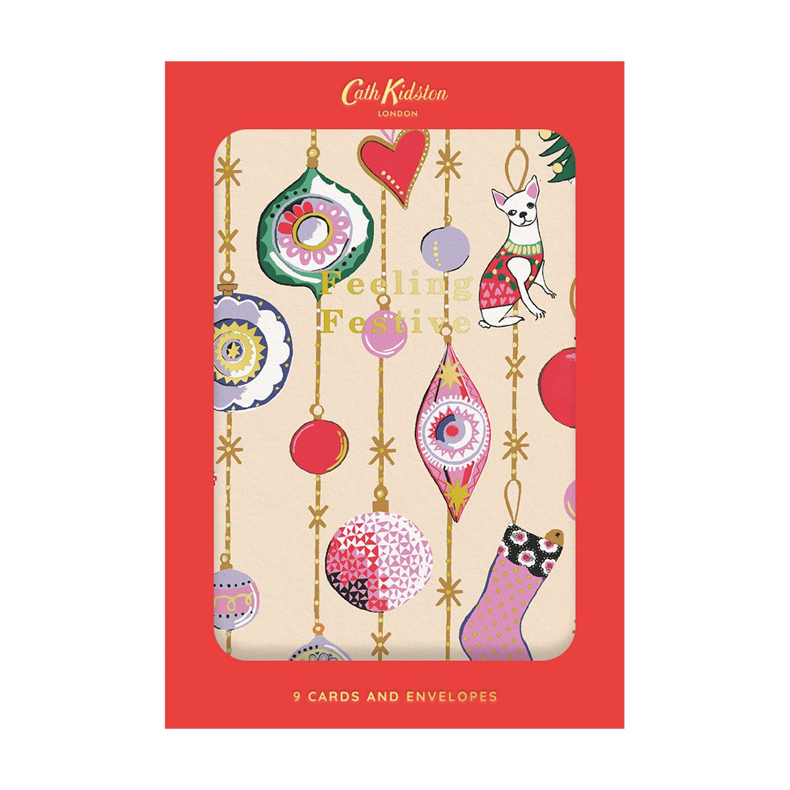 Cath Kidson Decorations, Pack of 18 Christmas Cards main product photo
