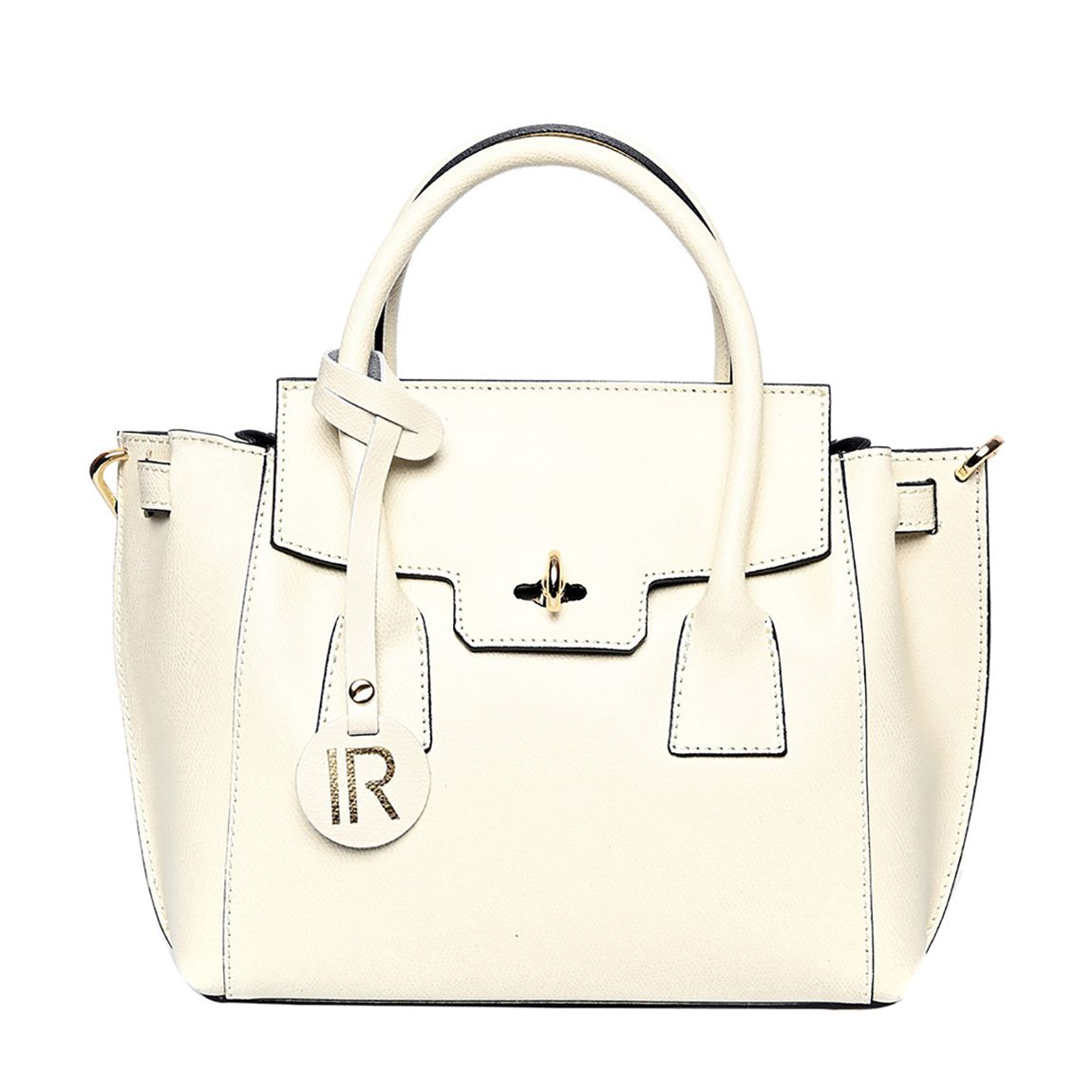 Beige Leather Handbag main product photo