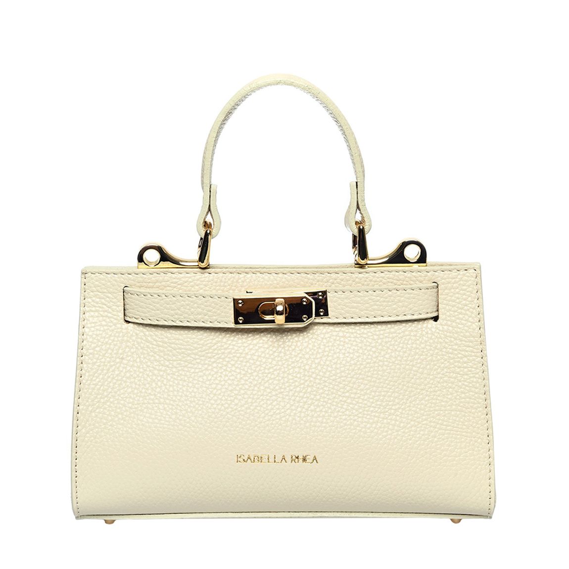 Beige Leather Handbag main product photo