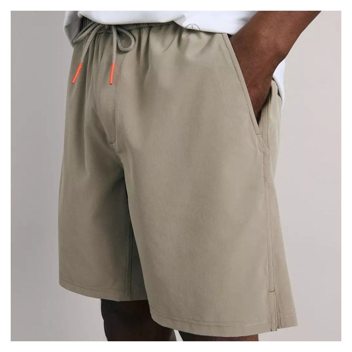 Beige Pursuit Active Shorts main product photo