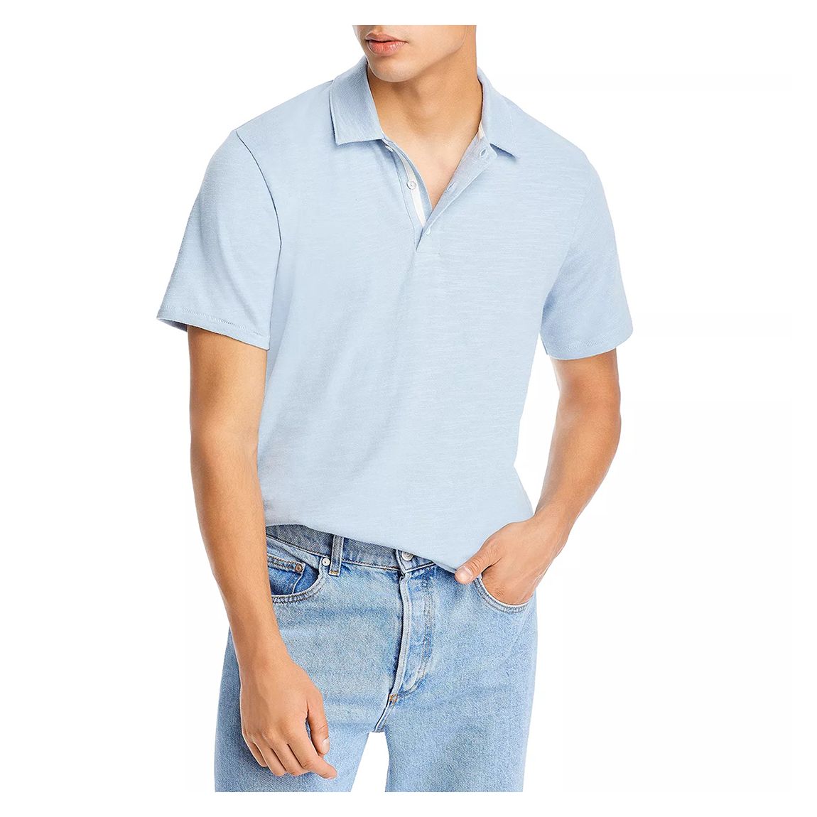 Blue Classic Flame Polo Shirt main product photo
