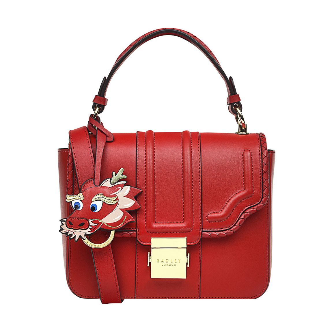 Poinsettia Lunar New Year Ss24 Medium Flapover Grab main product photo