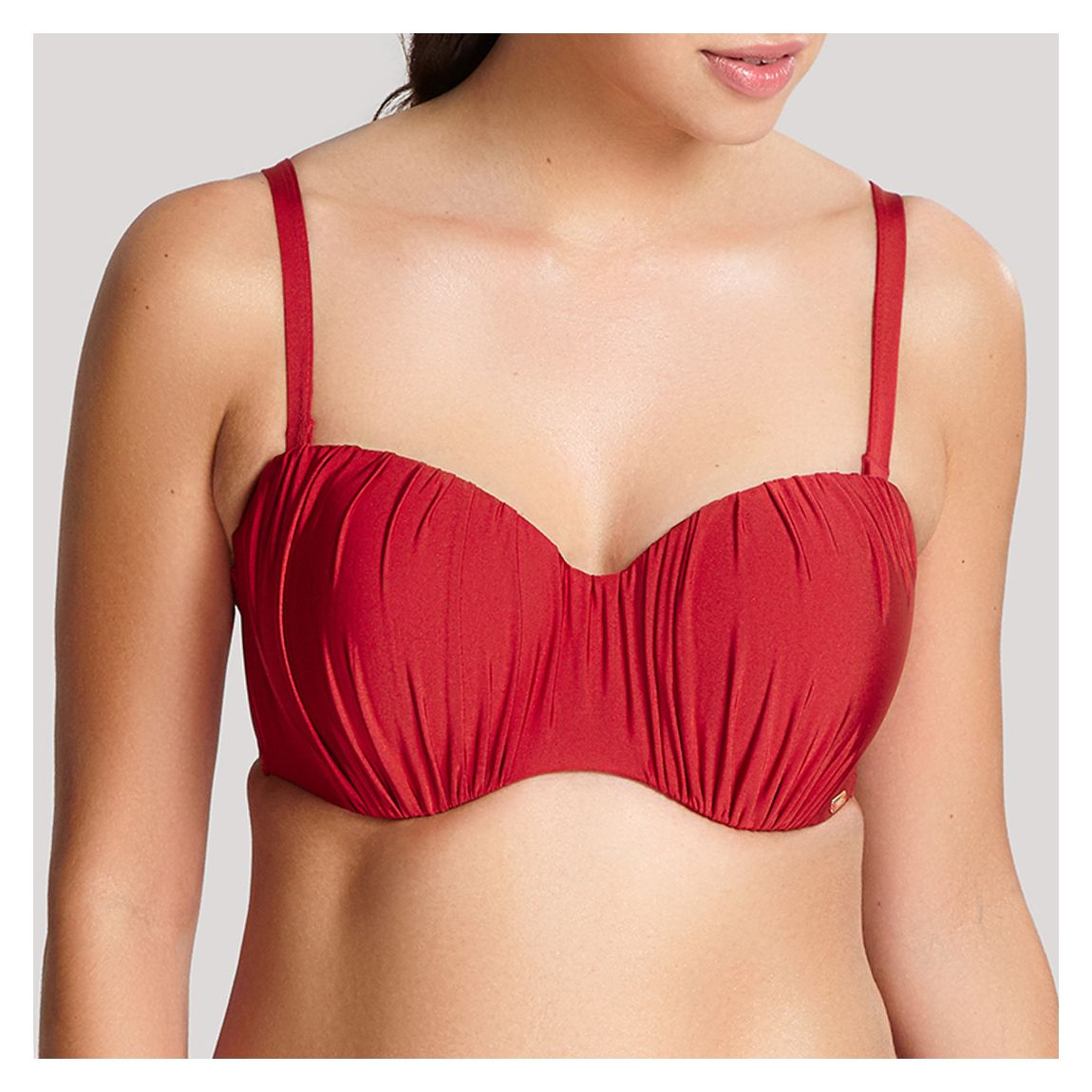 Red Marina Moulded Bikini Top main product photo