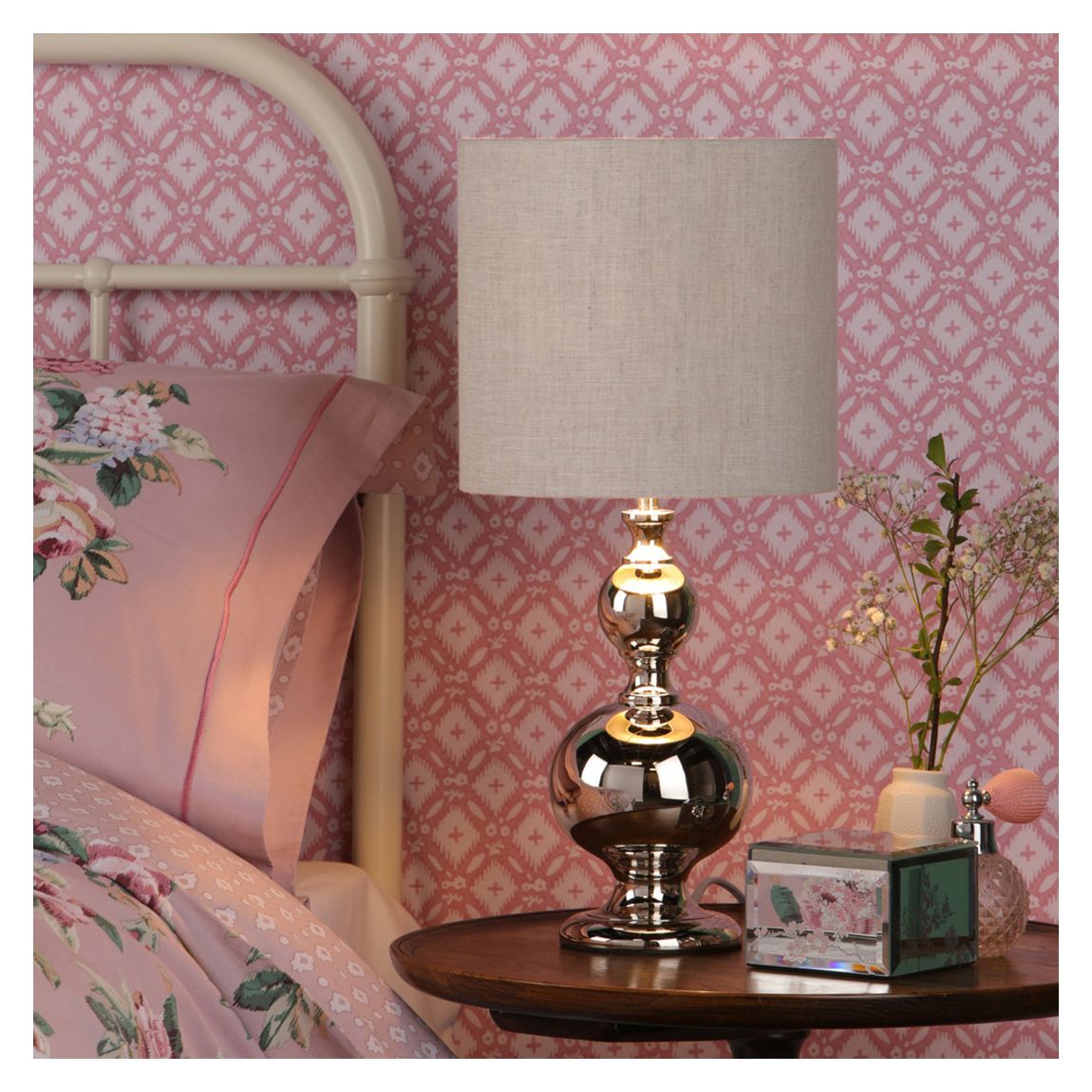 Mancot Touch Table Lamp, Polished Nickel main product photo