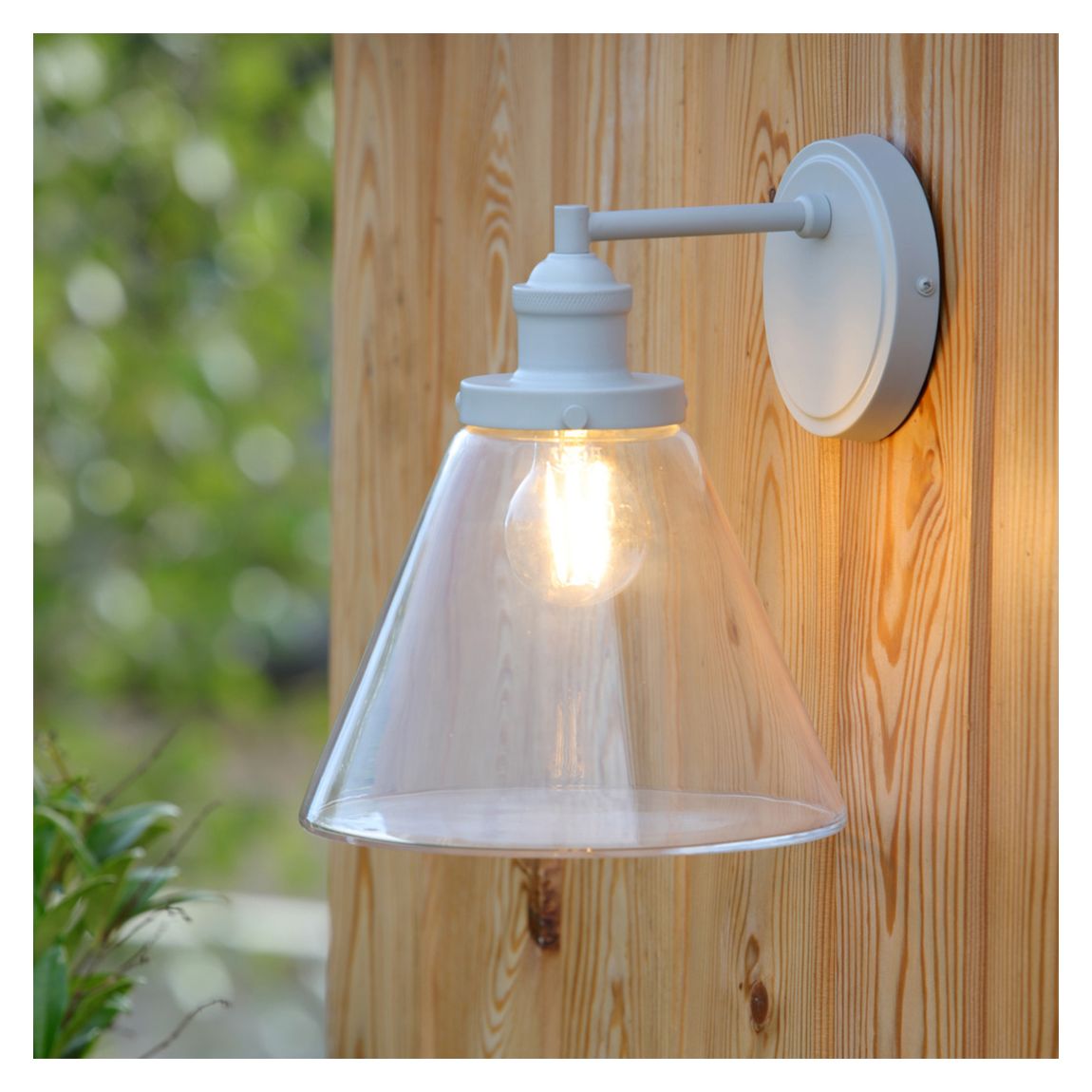 Isaac Outdoor Wall Light, Pale Slate main product photo
