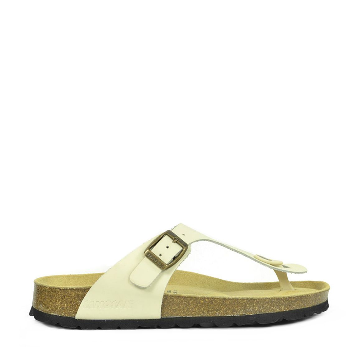 Women's Ivory Leather Geneve Sandals main product photo
