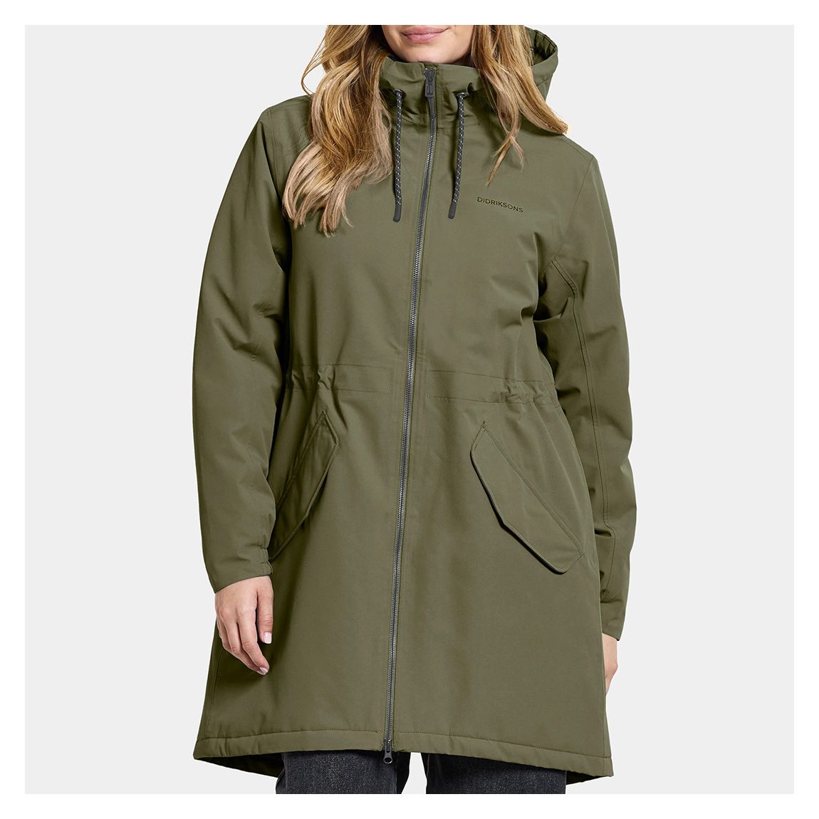Khaki Marta Lisa Waterproof Parka main product photo