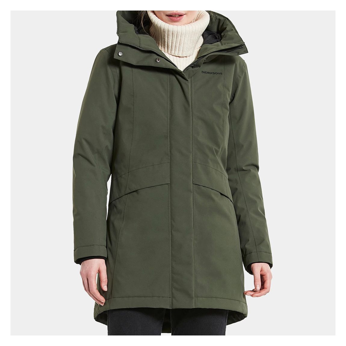 Khaki Cajsa Waterproof Parka main product photo