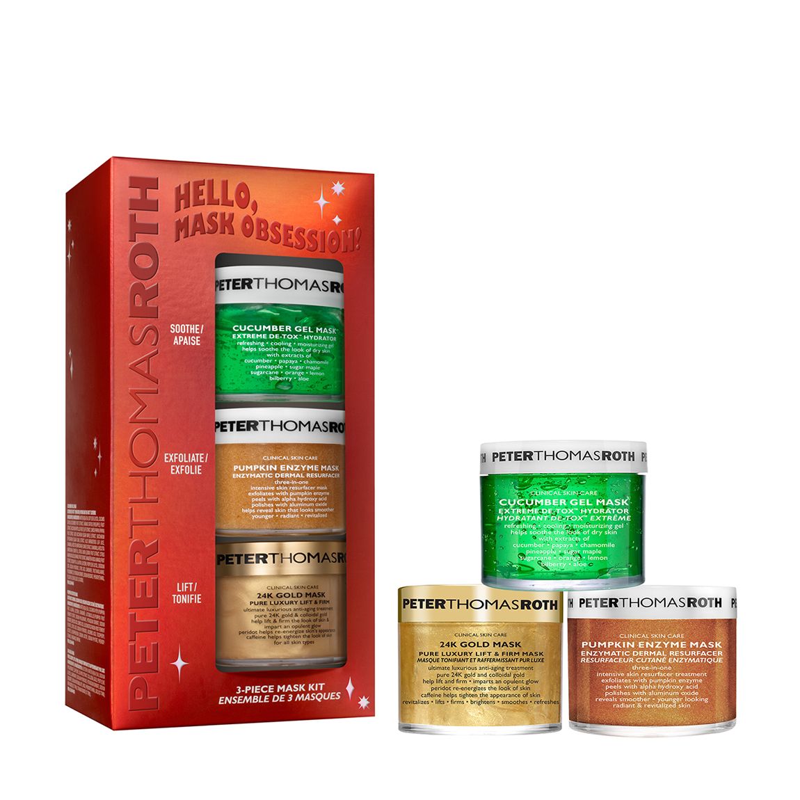 Hello Mask Obsession! 3-Piece Kit main product photo