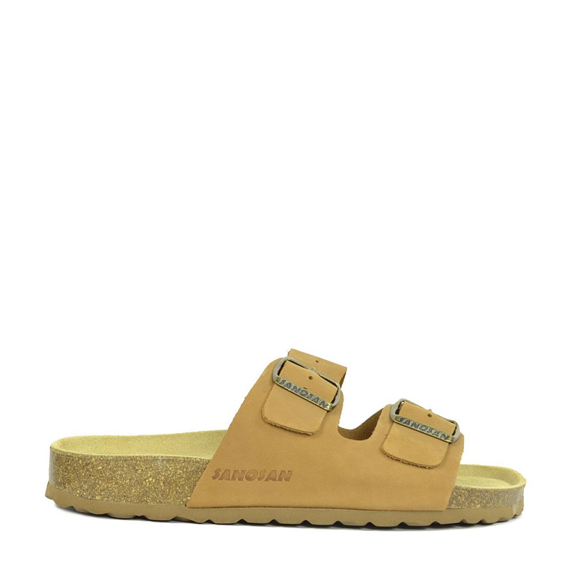 Women's Taupe Leather Aston Sandal main product photo
