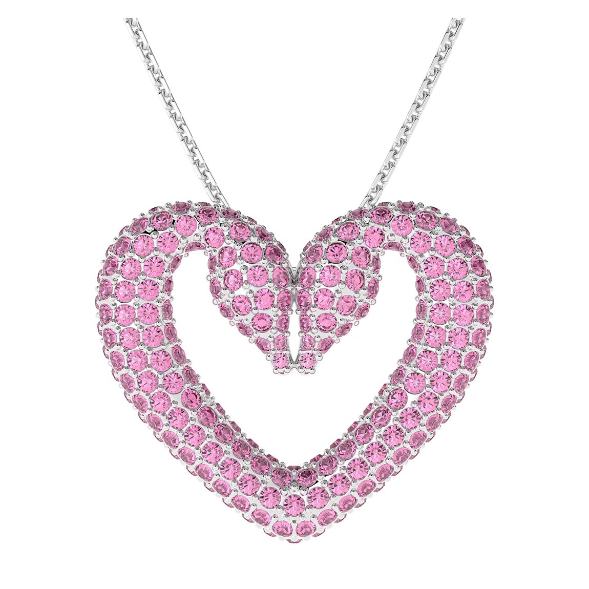 Pink Heart Una Necklace main product photo
