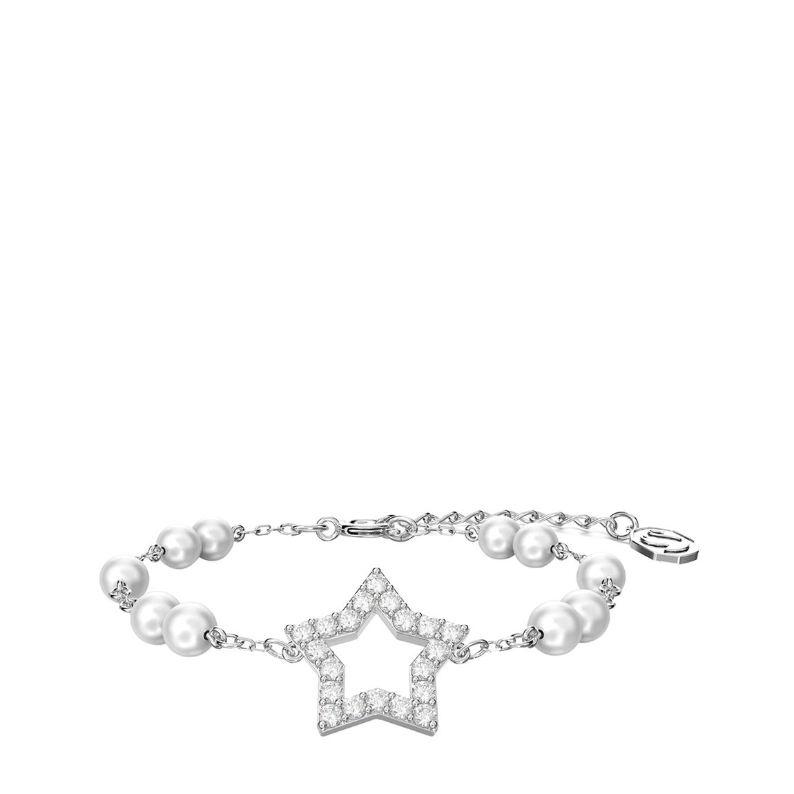White Star Pave Stella Bracelet Pav main product photo