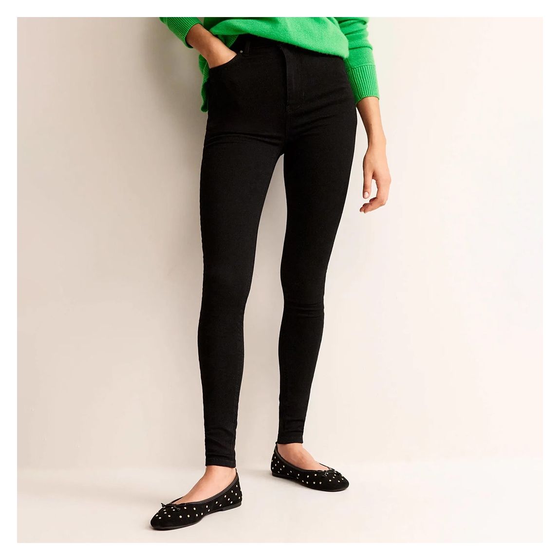 Black Sculpted Skinny Jeans main product photo