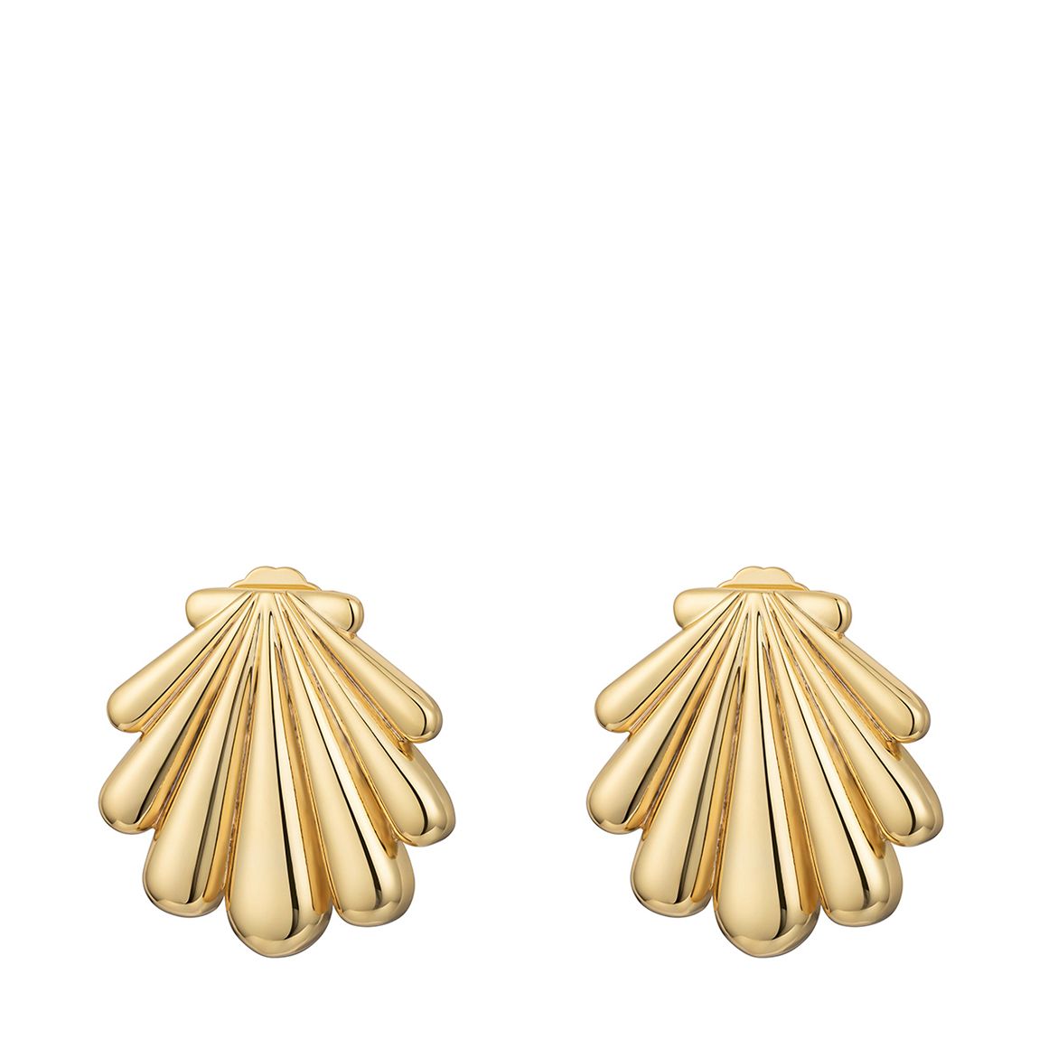 18K Gold Plated Moana Coral Earrings main product photo