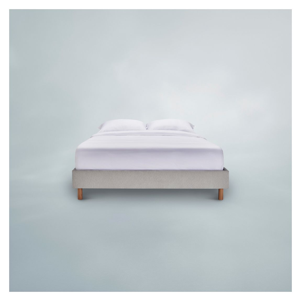 Platform Light Grey Bed Base, King main product photo