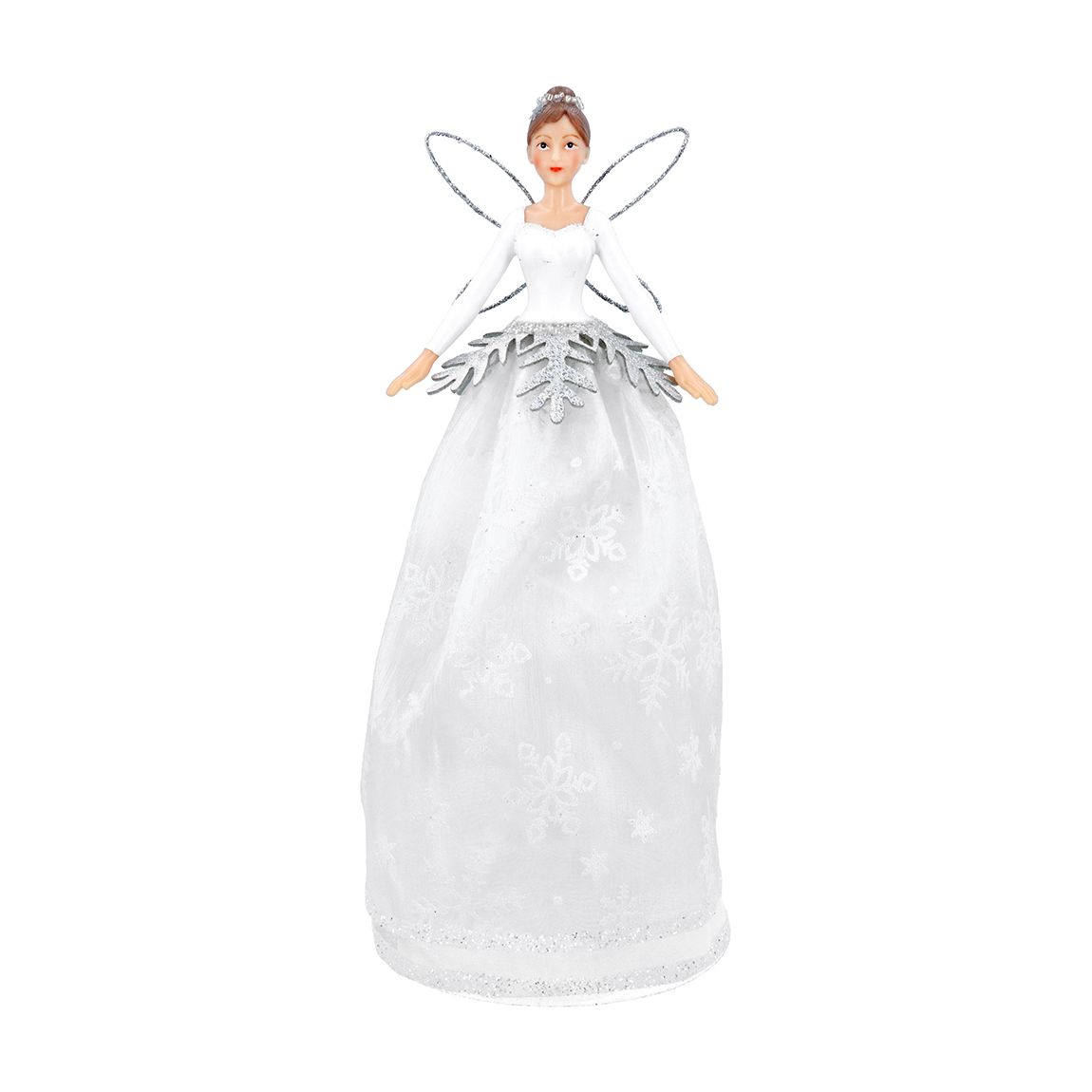 White/Silver Tree Top Fairy, Large main product photo
