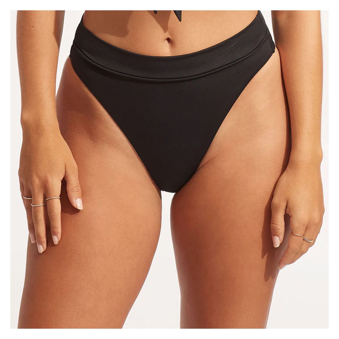 Black High Rise Bikini Brief main product photo