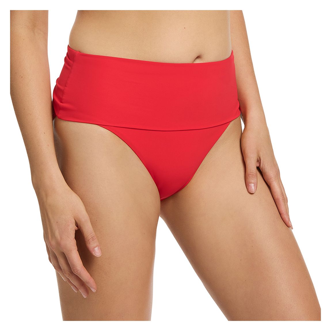 Red Twist Front Hipster Pant main product photo