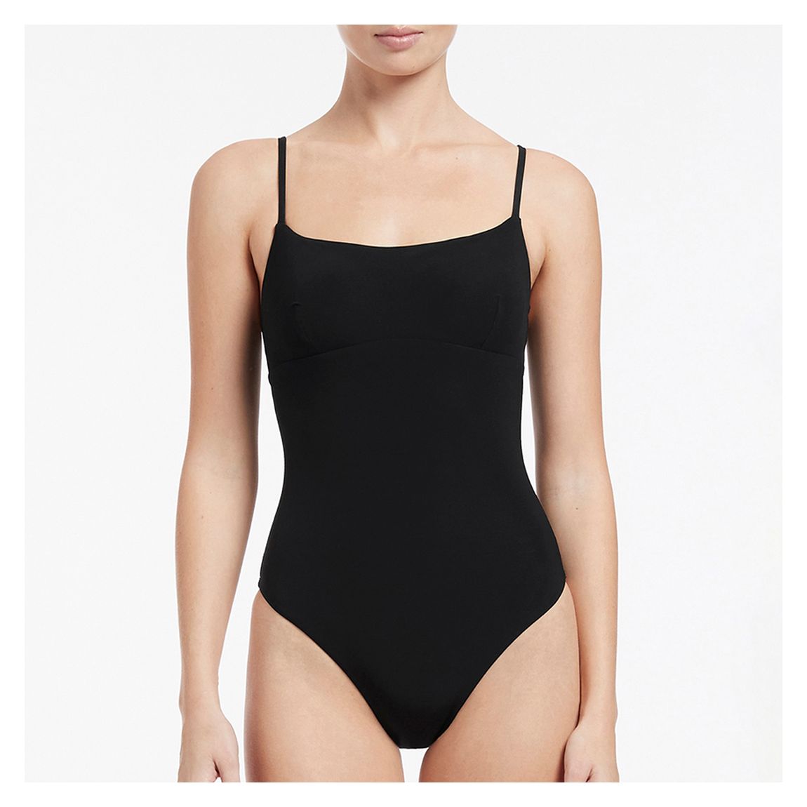 Black Jetset Tank One Piece Swimsuit main product photo