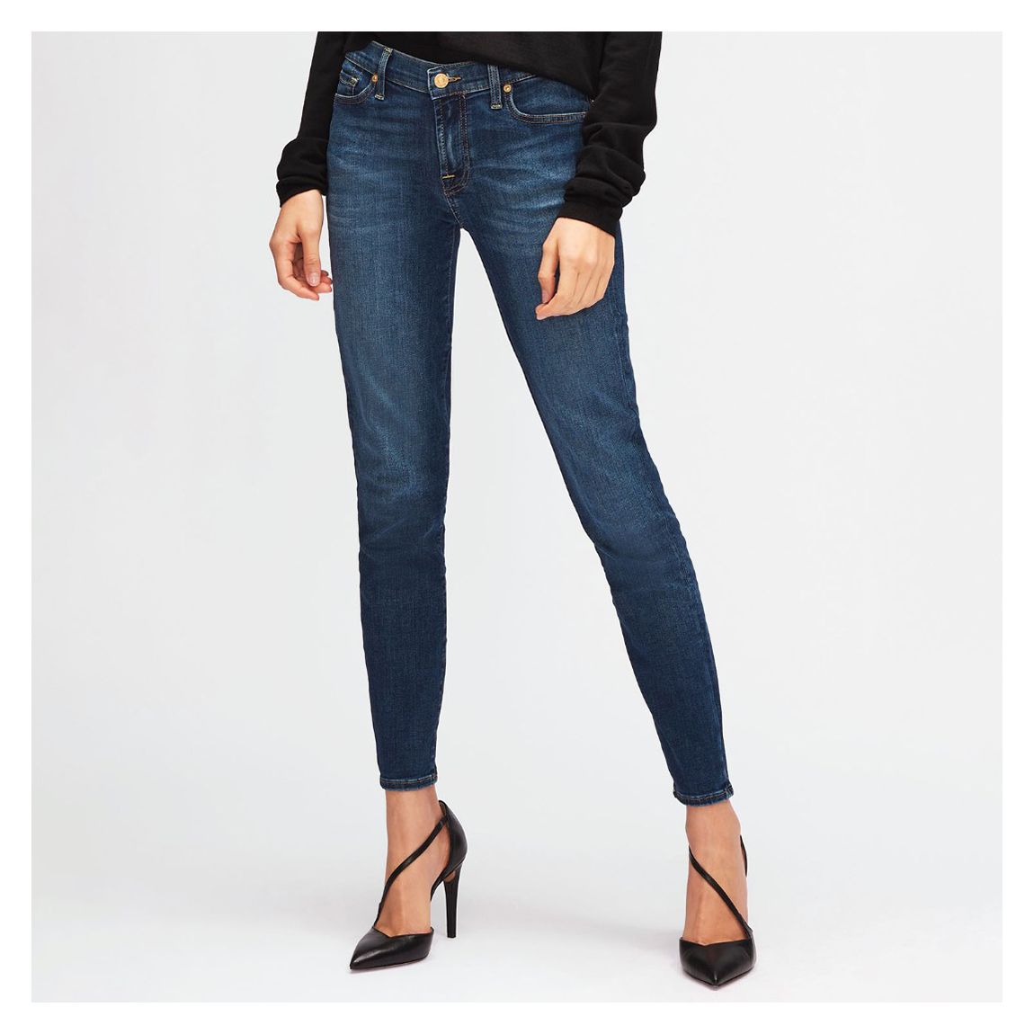 Dark Blue Skinny Stretch Jeans main product photo