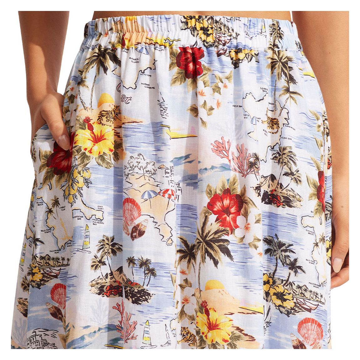 Blue Coast To Coast Skirt main product photo