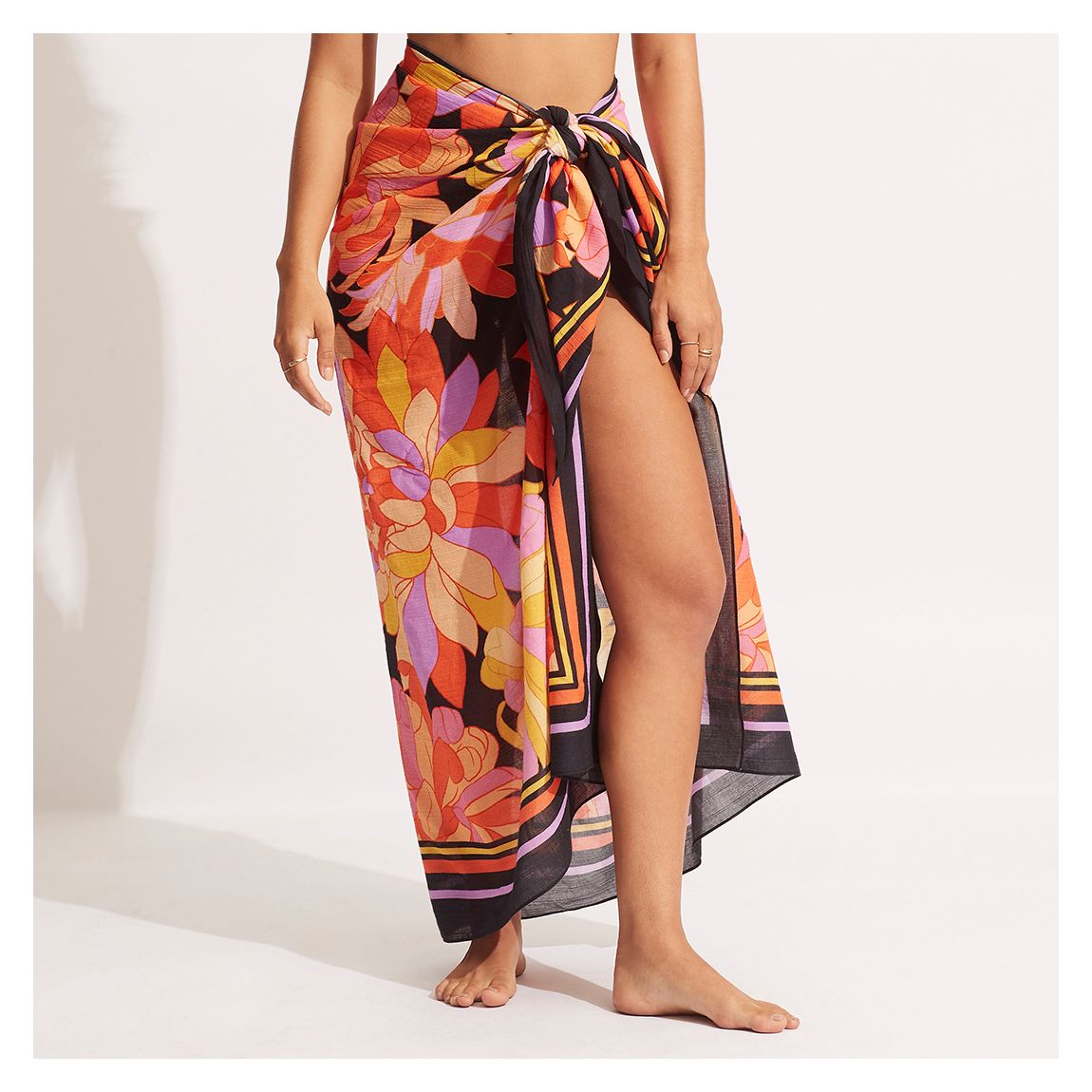 Black PalmSprings Palm Spring Sarong main product photo
