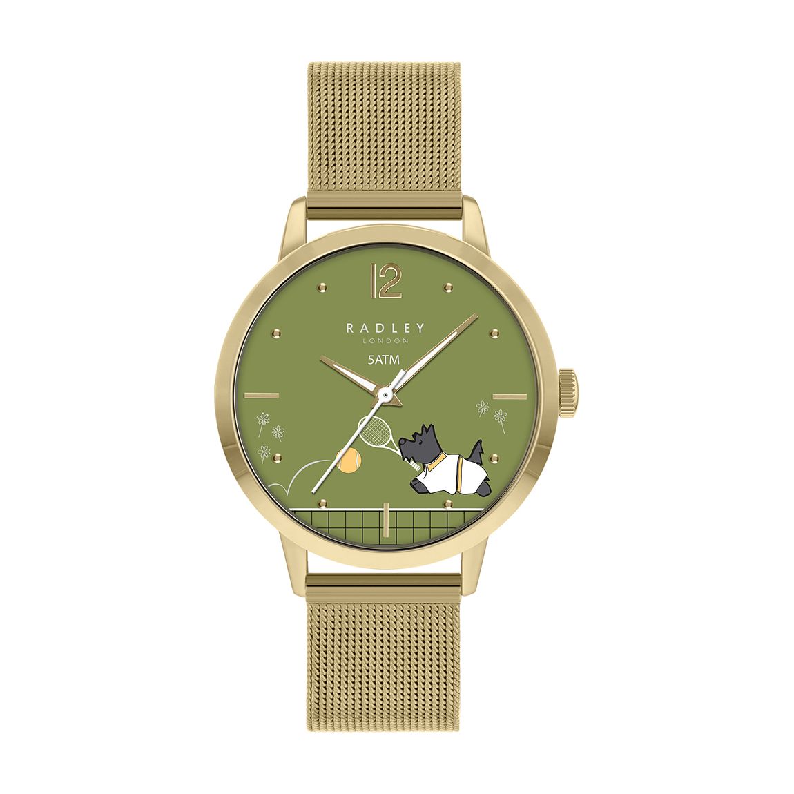 Wimbledon Park Gold Plated Mesh Strap Watch main product photo