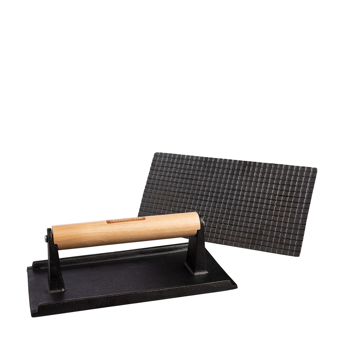 Cast Iron Pre-Seasoned Recatangle Grill 22.5 x 12.5cm main product photo